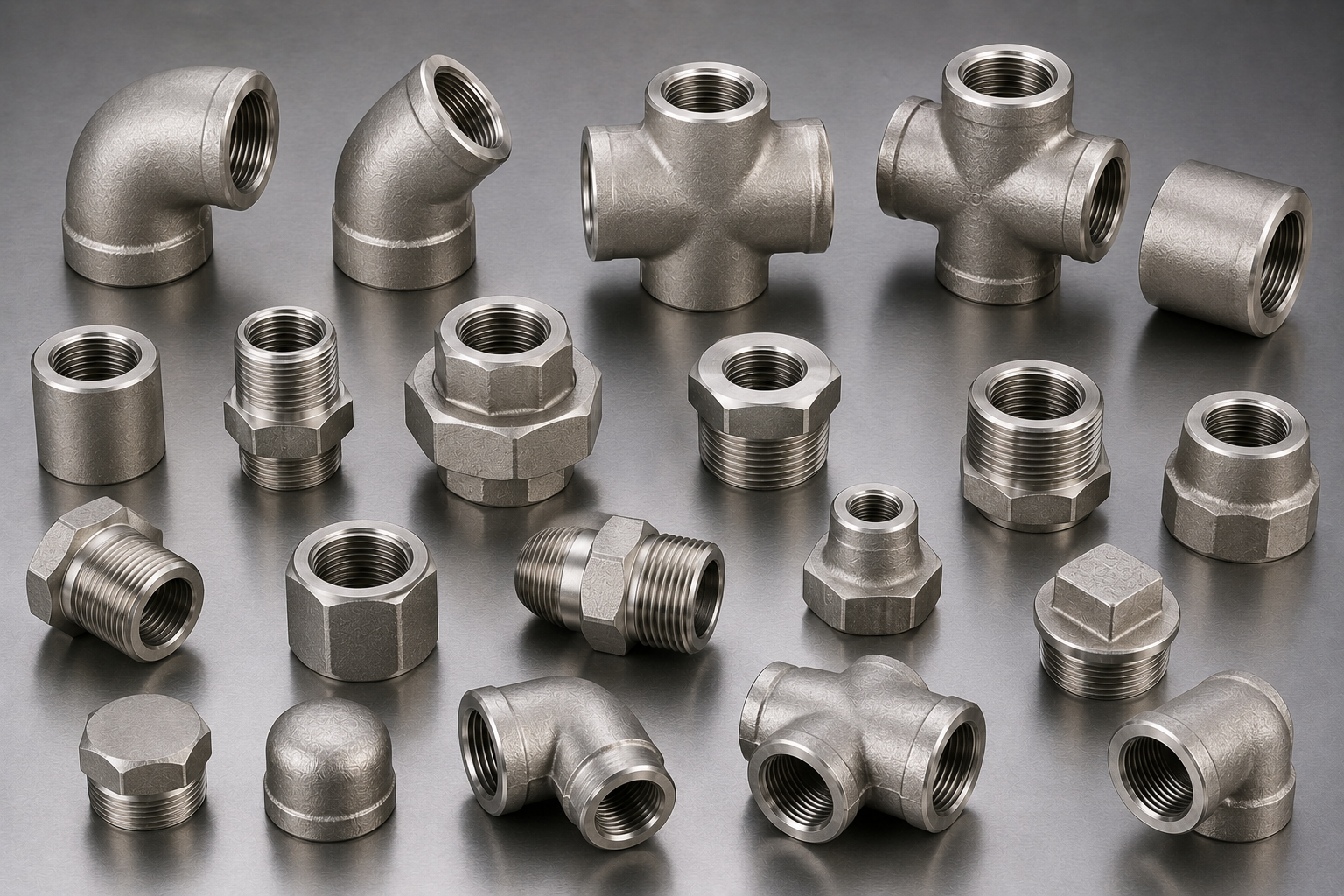 High Pressure Forged Threaded Fittings (NPT/BSP) | Elite Steels Inc.